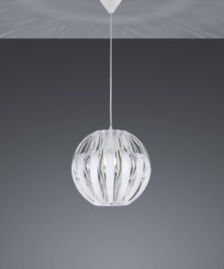 Κρεμαστό Φωτιστικό Reality E27 Λευκό Πλαστικό R30473001