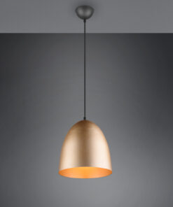 Κρεμαστό Φωτιστικό Reality TILDA 1x E27 Ορείχαλκος Ματ Αλουμίνιο – R30661008