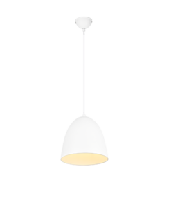 Κρεμαστό Φωτιστικό Reality TILDA 1x E27 Λευκό Ματ Μεταλλικό – R30661031