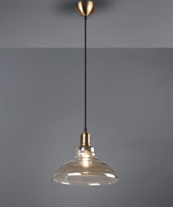 Κρεμαστό Φωτιστικό Reality E27 Αντικέ Ορείχαλκος Μεταλλικό R30731004