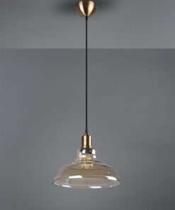 Κρεμαστό Φωτιστικό Reality E27 Αντικέ Ορείχαλκος Μεταλλικό R30731004