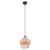 Κρεμαστό Φωτιστικό Reality BORKA  1x E27 Φυσικό Rattan   – R31261036
