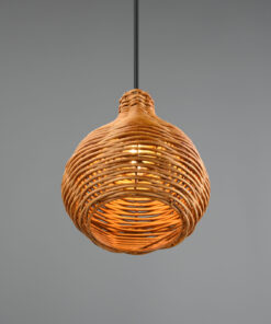 Κρεμαστό Φωτιστικό Reality SPROUT 1x E14 Φυσικό Rattan – R31291036