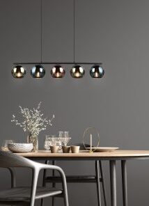 Κρεμαστό Φωτιστικό Trio Lighting 5xE14 Πολύχρωμο – R31305017