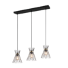 Κρεμαστό Φωτιστικό Trio Lighting 3xE27 Μαύρου Χρώματος – R31533080