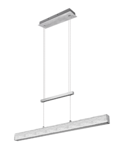 Κρεμαστό Φωτιστικό Reality LED 21W Βουρτσισμένο Αλουμίνιο Μεταλλικό Step Dimmable 3000lm 3000K R32043105