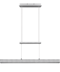 Κρεμαστό Φωτιστικό Reality LED 21W Βουρτσισμένο Αλουμίνιο Μεταλλικό Step Dimmable 3000lm 3000K R32043105