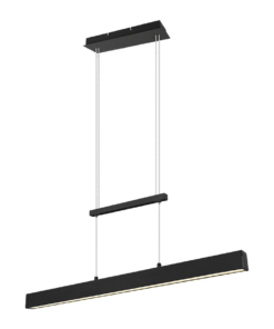 Κρεμαστό Φωτιστικό Reality LED 21W Μαύρο Ματ Μεταλλικό Step Dimmable 3000lm 3000K R32043132