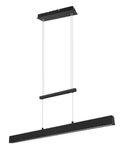 Κρεμαστό Φωτιστικό Reality LED 21W Μαύρο Ματ Μεταλλικό Step Dimmable 3000lm 3000K R32043132