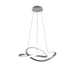 Κρεμαστό Φωτιστικό Reality COURSE LED, 27,5W · 3150lm, 4000K Νίκελ Ματ Μεταλλικό, Step Dimmable – R32051407