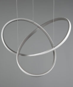 Κρεμαστό Φωτιστικό Reality COURSE LED, 27,5W · 3150lm, 4000K Νίκελ Ματ Μεταλλικό, Step Dimmable – R32051407