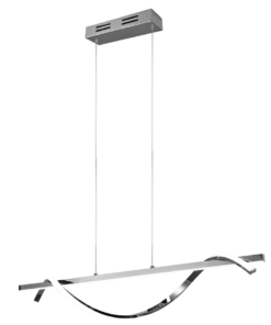 Κρεμαστό Φωτιστικό Trio Lighting LED 26W 4000K Χρωμίου Step Dimmable – R32201106