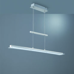 Κρεμαστό Φωτιστικό Reality LED 18W Νίκελ Ματ Μεταλλικό Step Dimmable 1800lm 3000+4000+5000+6500K R32421107
