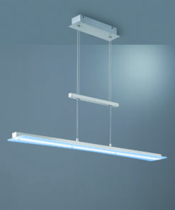 Κρεμαστό Φωτιστικό Reality LED 18W Νίκελ Ματ Μεταλλικό Step Dimmable 1800lm 3000+4000+5000+6500K R32421107