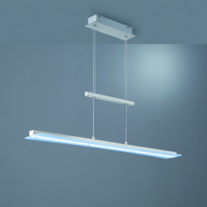 Κρεμαστό Φωτιστικό Reality LED 18W  Νίκελ Ματ Μεταλλικό Step Dimmable 1800lm 3000+4000+5000+6500K  R32421107