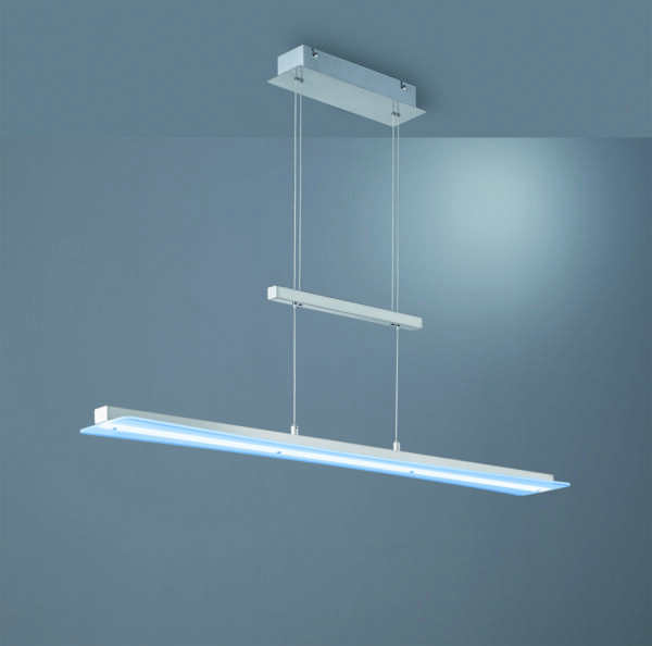 Κρεμαστό Φωτιστικό Reality LED 18W  Νίκελ Ματ Μεταλλικό Step Dimmable 1800lm 3000+4000+5000+6500K  R32421107