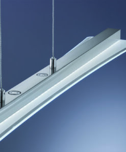 Κρεμαστό Φωτιστικό Reality LED 18W Νίκελ Ματ Μεταλλικό Step Dimmable 1800lm 3000+4000+5000+6500K R32421107