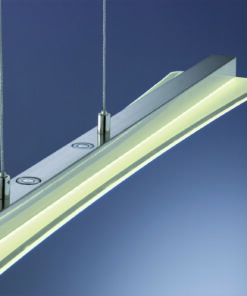 Κρεμαστό Φωτιστικό Reality LED 18W Νίκελ Ματ Μεταλλικό Step Dimmable 1800lm 3000+4000+5000+6500K R32421107