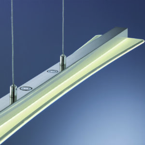 Κρεμαστό Φωτιστικό Reality LED 18W  Νίκελ Ματ Μεταλλικό Step Dimmable 1800lm 3000+4000+5000+6500K  R32421107