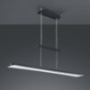 Κρεμαστό Φωτιστικό Reality LED 18W  Μαύρο Ματ Μεταλλικό Step Dimmable 1800lm 3000+4000+5000+6500K  R32421132