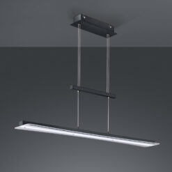Κρεμαστό Φωτιστικό Reality LED 18W Μαύρο Ματ Μεταλλικό Step Dimmable 1800lm 3000+4000+5000+6500K R32421132