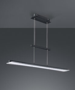 Κρεμαστό Φωτιστικό Reality LED 18W Μαύρο Ματ Μεταλλικό Step Dimmable 1800lm 3000+4000+5000+6500K R32421132