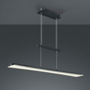 Κρεμαστό Φωτιστικό Reality LED 18W  Μαύρο Ματ Μεταλλικό Step Dimmable 1800lm 3000+4000+5000+6500K  R32421132