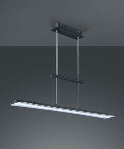 Κρεμαστό Φωτιστικό Reality LED 18W Μαύρο Ματ Μεταλλικό Step Dimmable 1800lm 3000+4000+5000+6500K R32421132