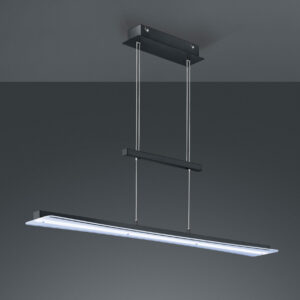 Κρεμαστό Φωτιστικό Reality LED 18W  Μαύρο Ματ Μεταλλικό Step Dimmable 1800lm 3000+4000+5000+6500K  R32421132