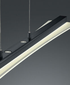 Κρεμαστό Φωτιστικό Reality LED 18W Μαύρο Ματ Μεταλλικό Step Dimmable 1800lm 3000+4000+5000+6500K R32421132