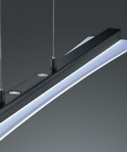 Κρεμαστό Φωτιστικό Reality LED 18W Μαύρο Ματ Μεταλλικό Step Dimmable 1800lm 3000+4000+5000+6500K R32421132