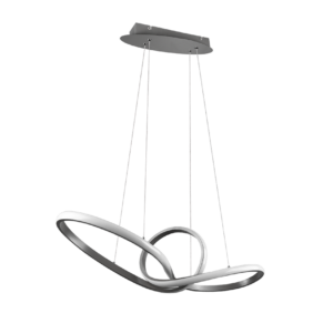 Κρεμαστό Φωτιστικό Reality LED 28W  Νίκελ Ματ Μεταλλικό Step Dimmable 3200lm 3000K  R32751107
