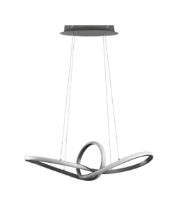 Κρεμαστό Φωτιστικό Reality LED 28W Νίκελ Ματ Μεταλλικό Step Dimmable 3200lm 3000K R32751107