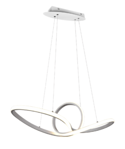 Κρεμαστό Φωτιστικό Reality LED 28W Λευκό Ματ Μεταλλικό Step Dimmable 3300lm 4000K R32751131