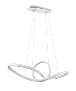 Κρεμαστό Φωτιστικό Reality LED 28W Λευκό Ματ Μεταλλικό Step Dimmable 3300lm 4000K R32751131