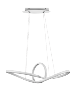 Κρεμαστό Φωτιστικό Reality LED 28W Λευκό Ματ Μεταλλικό Step Dimmable 3300lm 4000K R32751131