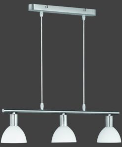 Κρεμαστό Φωτιστικό Reality 3xE14 Νίκελ Ματ Μεταλλικό R335110307