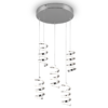 Κρεμαστό Φωτιστικό Trio Lighting LED 8W 4000K Χρωμίου Step Dimmable – R34185306