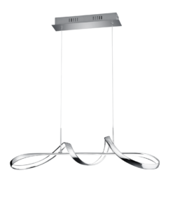 Κρεμαστό Φωτιστικό Reality PERUGIA LED, 37W · 4500lm, 4000K Χρώμιο Μεταλλικό, Step dimmable- R37091106