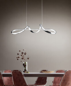 Κρεμαστό Φωτιστικό Reality PERUGIA LED, 37W · 4500lm, 4000K Χρώμιο Μεταλλικό, Step dimmable- R37091106