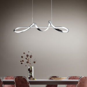 Κρεμαστό Φωτιστικό Reality PERUGIA  LED, 37W · 4500lm, 4000K Χρώμιο Μεταλλικό, Step dimmable- R37091106