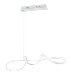 Κρεμαστό Φωτιστικό Reality PERUGIA LED, 37W · 4500lm, 4000K Λευκό Ματ Μεταλλικό, Step Dimmable – R37091131