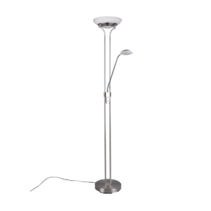 Φωτιστικό Δαπέδου Reality LED 27W  Νίκελ Ματ Μεταλλικό Dimmable 2700lm 3000K  R40073507