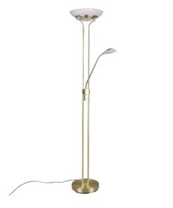 Φωτιστικό Δαπέδου Reality LED 27W Ορείχαλκος Ματ Μεταλλικό Dimmable 2700lm 3000K R40073508