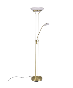 Φωτιστικό Δαπέδου Reality LED 27W Ορείχαλκος Ματ Μεταλλικό Dimmable 2700lm 3000K R40073508