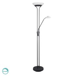 Φωτιστικό Δαπέδου Reality LED 27W Μαύρο Ματ Μεταλλικό Dimmable 2700lm 3000K R40073532