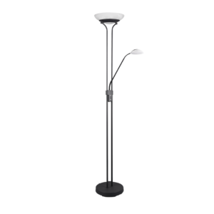 Φωτιστικό Δαπέδου Reality LED 27W  Μαύρο Ματ Μεταλλικό Dimmable 2700lm 3000K  R40073532