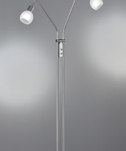 Φωτιστικό Δαπέδου Reality 2xE14 Νίκελ Ματ Μεταλλικό R40172007