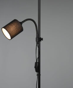 Φωτιστικό Δαπέδου Reality E27 Μαύρο Μεταλλικό R40192002