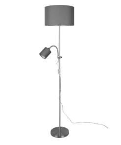 Φωτιστικό Δαπέδου Reality E27 Νίκελ Ματ Μεταλλικό R40192007